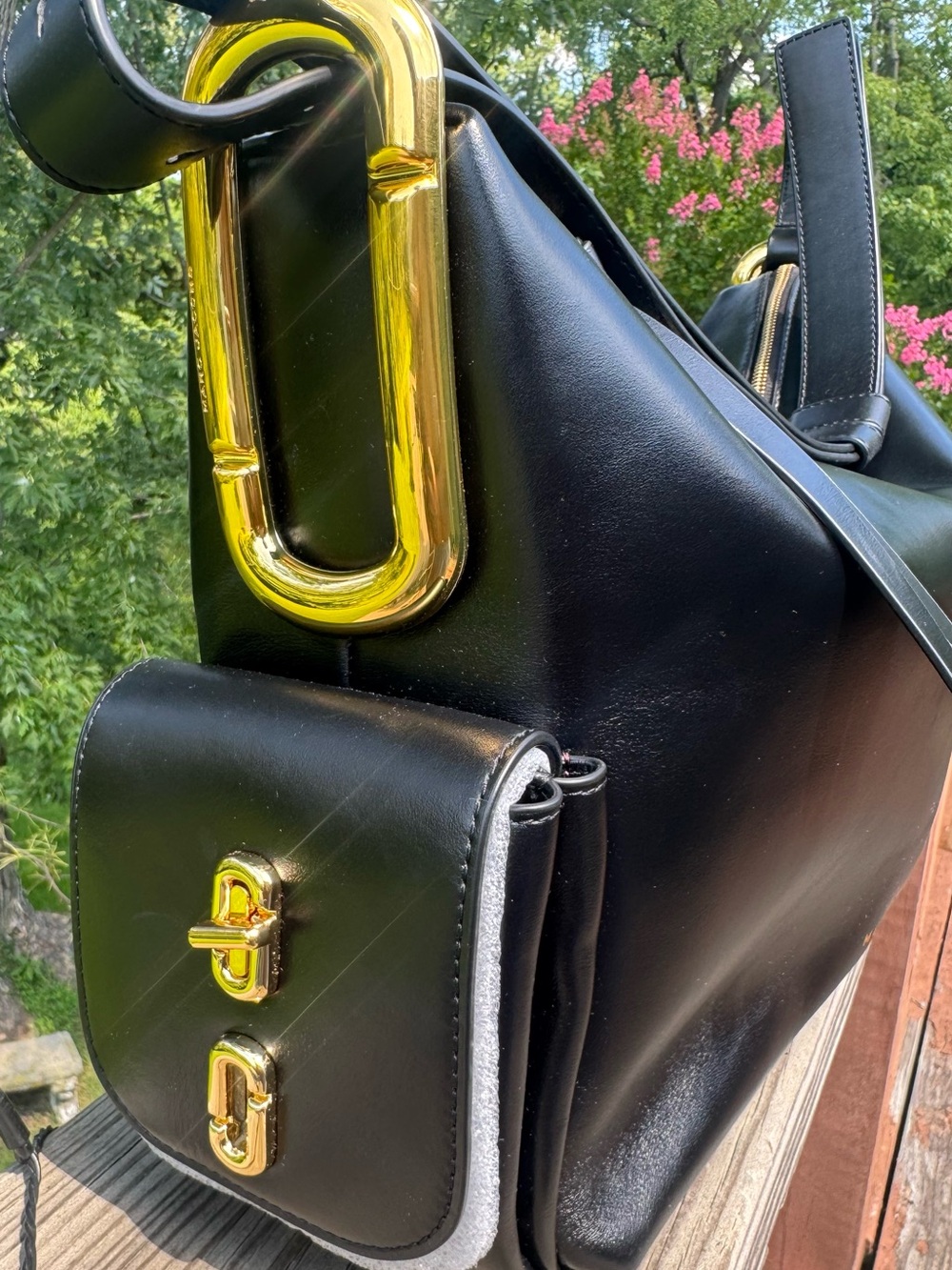 Marc Jacob Large Scene Leather Bag - Picture 7 of 8